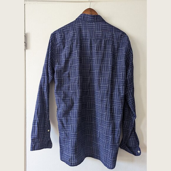 OLIVER SPENCER - Graphic check shirt - Sz 16.5 - Picture 4 of 9